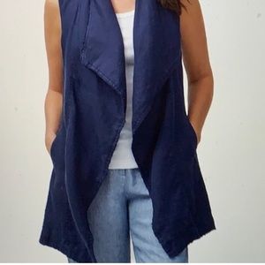 Tommy Bahama Two Palms Long Linen Vest S